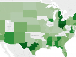 Map of cases